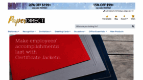 What Paperdirect.com website looked like in 2022 (2 years ago)