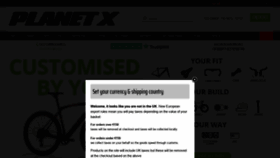 What Planetx.co.uk website looked like in 2022 (2 years ago)