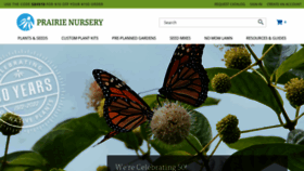 What Prairienursery.com website looked like in 2022 (2 years ago)