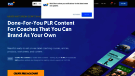 What Plr.me website looked like in 2022 (2 years ago)