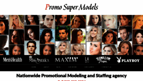 What Promosupermodels.com website looked like in 2022 (2 years ago)