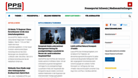 What Presseportal-schweiz.ch website looked like in 2022 (2 years ago)