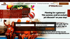 What Pridehotel.com website looked like in 2022 (2 years ago)