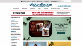 What Photoaffections.com website looked like in 2022 (2 years ago)