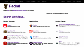 What Packal.org website looked like in 2022 (2 years ago)