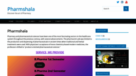 What Pharmshala.in website looked like in 2022 (2 years ago)