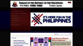 What Philembassy.net website looked like in 2022 (2 years ago)