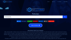 What Putlocker.gy website looked like in 2022 (2 years ago)