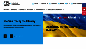 What Pcz.pl website looked like in 2022 (2 years ago)