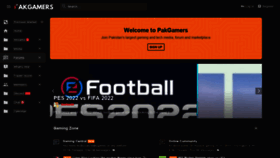 What Pakgamers.com website looked like in 2022 (2 years ago)