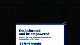 What Postcrescent.com website looked like in 2022 (2 years ago)