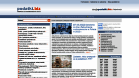 What Podatki.biz website looked like in 2022 (2 years ago)