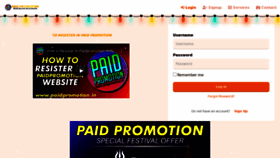 What Paidpromotion.in website looked like in 2022 (2 years ago)