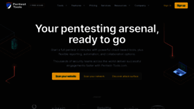 What Pentest-tools.com website looked like in 2022 (2 years ago)