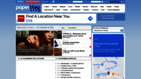 What Paperblog.fr website looked like in 2022 (2 years ago)