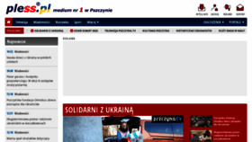 What Pless.pl website looked like in 2022 (3 years ago)