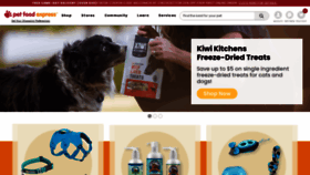 What Petfood.express website looked like in 2022 (2 years ago)