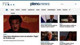 What Pleno.news website looked like in 2022 (2 years ago)