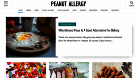 What Peanutallergy.com website looked like in 2022 (2 years ago)
