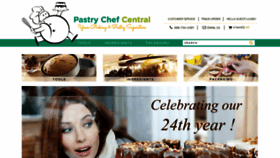 What Pastrychef.com website looked like in 2022 (2 years ago)