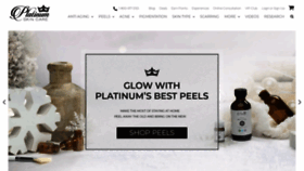 What Platinumskincare.com website looked like in 2022 (2 years ago)