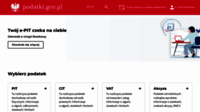 What Podatki.gov.pl website looked like in 2022 (2 years ago)