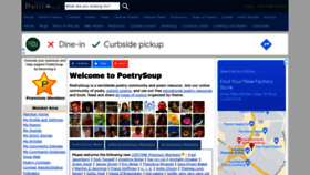 What Poetrysoup.com website looked like in 2022 (2 years ago)