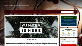What Perkasieauthority.org website looked like in 2022 (3 years ago)