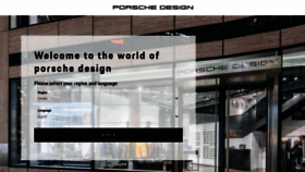 What Porsche-design.com website looked like in 2022 (2 years ago)
