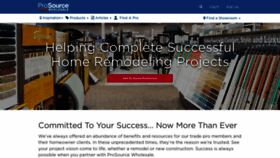 What Prosourcewholesale.com website looked like in 2022 (3 years ago)