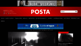 What Posta.com.mx website looked like in 2022 (2 years ago)