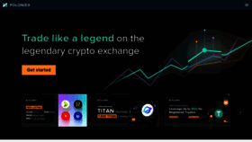 What Poloniex.com website looked like in 2022 (2 years ago)