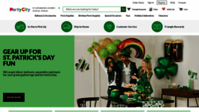 What Partycity.ca website looked like in 2022 (2 years ago)