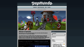 What Popmundo.com website looked like in 2022 (2 years ago)