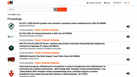 What Platformazakupowa.pl website looked like in 2022 (2 years ago)