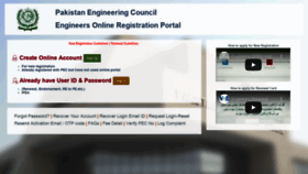 What Portal.pec.org.pk website looked like in 2022 (2 years ago)