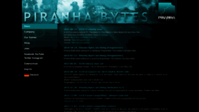 What Piranha-bytes.com website looked like in 2022 (3 years ago)