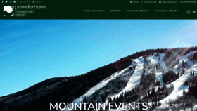 What Powderhorn.com website looked like in 2022 (2 years ago)