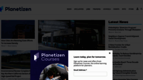 What Planetizen.com website looked like in 2022 (2 years ago)