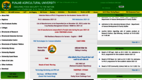 What Pau.edu website looked like in 2022 (3 years ago)