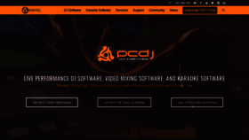 What Pcdj.com website looked like in 2022 (2 years ago)