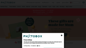 What Photobox.com website looked like in 2022 (2 years ago)