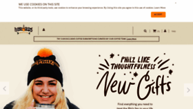 What Philzcoffee.com website looked like in 2022 (2 years ago)