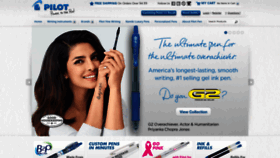 What Pilotpen.us website looked like in 2022 (3 years ago)