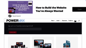 What Powermax.com website looked like in 2022 (2 years ago)