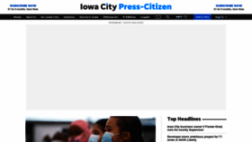 What Press-citizen.com website looked like in 2022 (2 years ago)