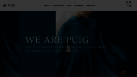 What Puig.com website looked like in 2022 (2 years ago)