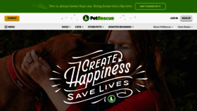 What Petrescue.com.au website looked like in 2022 (2 years ago)
