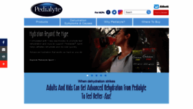What Pedialyte.com website looked like in 2022 (2 years ago)