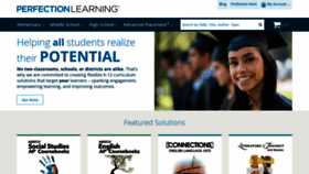 What Perfectionlearning.com website looked like in 2022 (2 years ago)